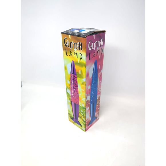 KENART Glitter Lava Lamp purple blue Vintage 90's NEW in box 1000 - Picture 2 of 4